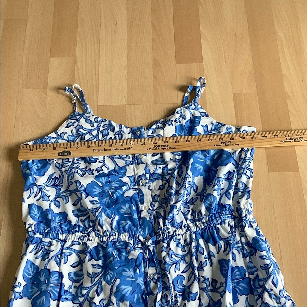 Vineyard Vines Blue and White Floral Midi Dress - Picture 6 of 7